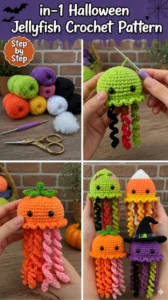 in-1 Halloween Jellyfish Crochet Pattern