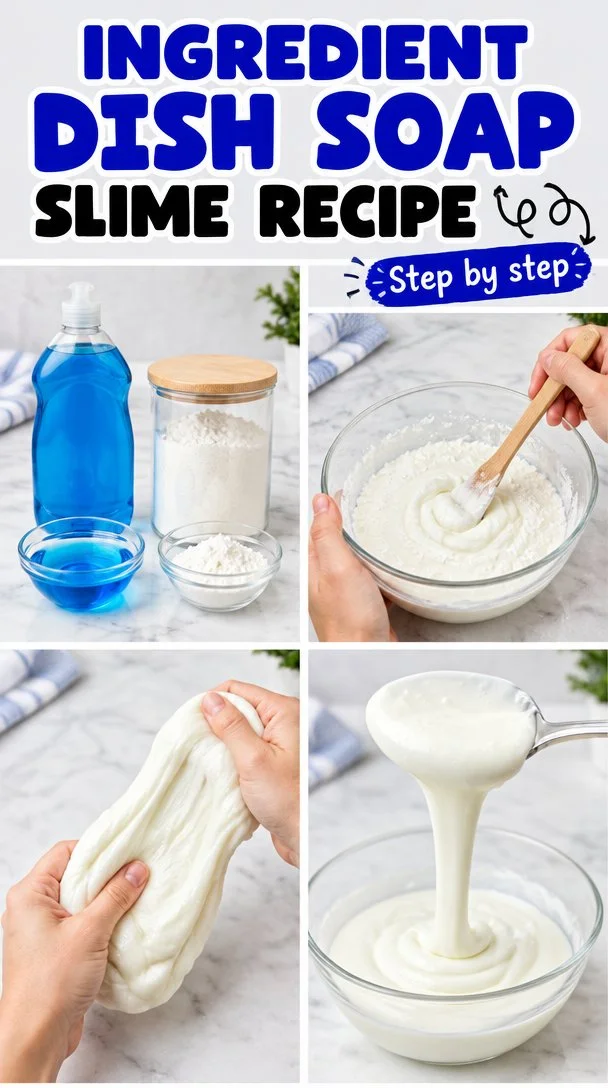 2-Ingredient Dish Soap Slime: Easy Silly Putty Recipe for Toddler Fun