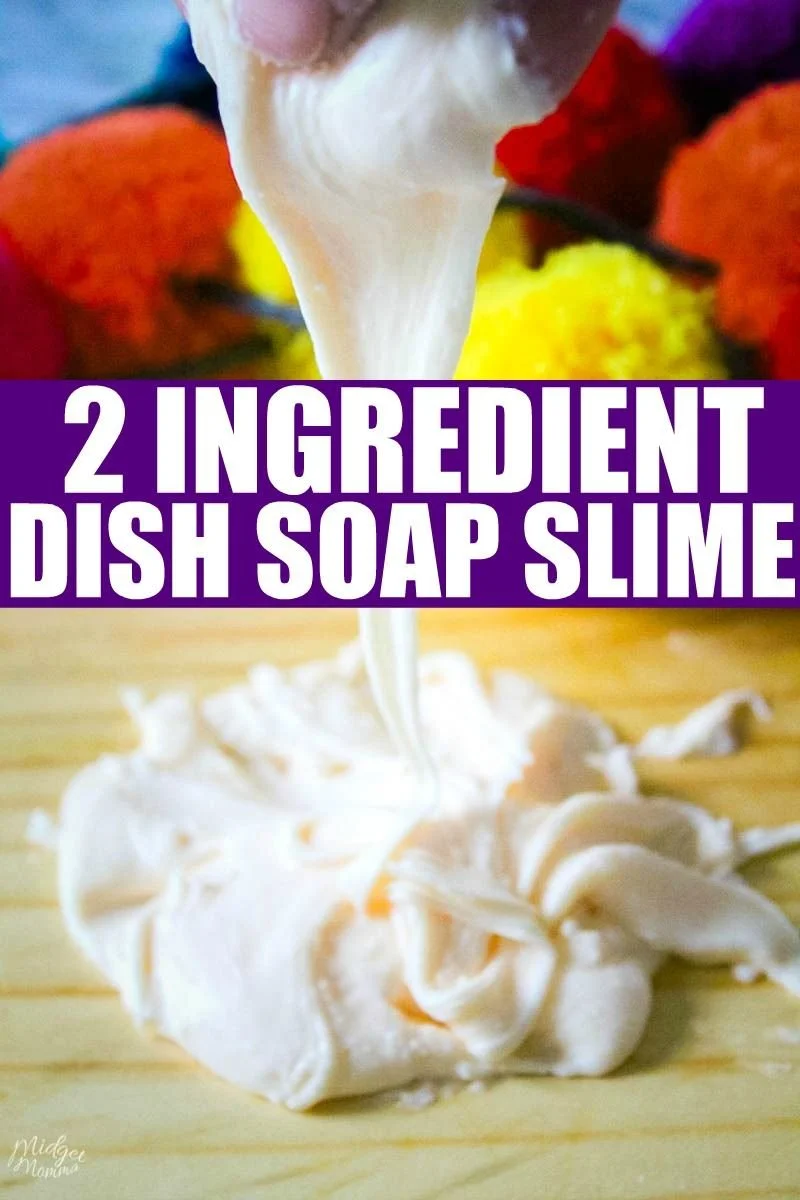 SUPER EASY 2 Ingredient Dish Soap Slime! | MIDGETMOMMA.COM