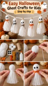Kids’ Easy Halloween Ghost Crafts
