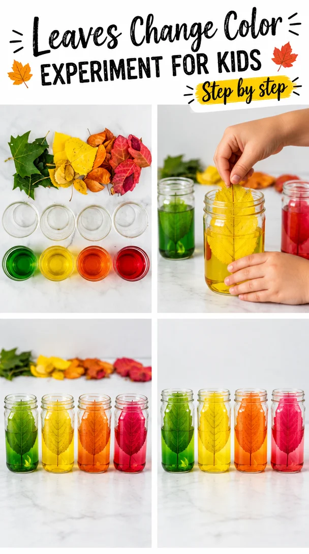Why do Leaves Change Color Experiment for Kids