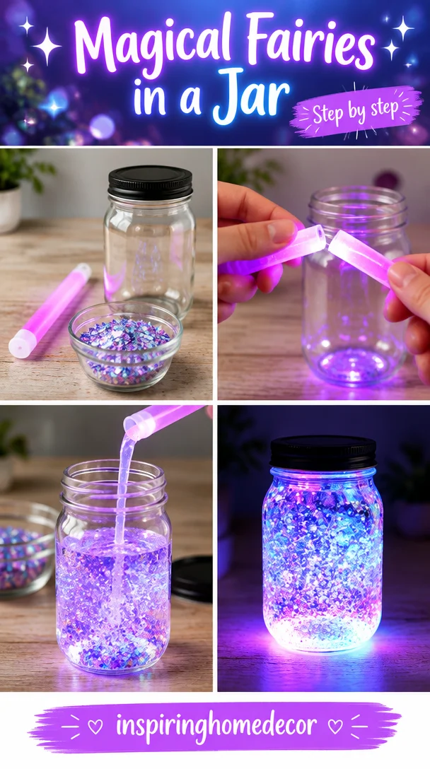 Magical Fairies in a Jar