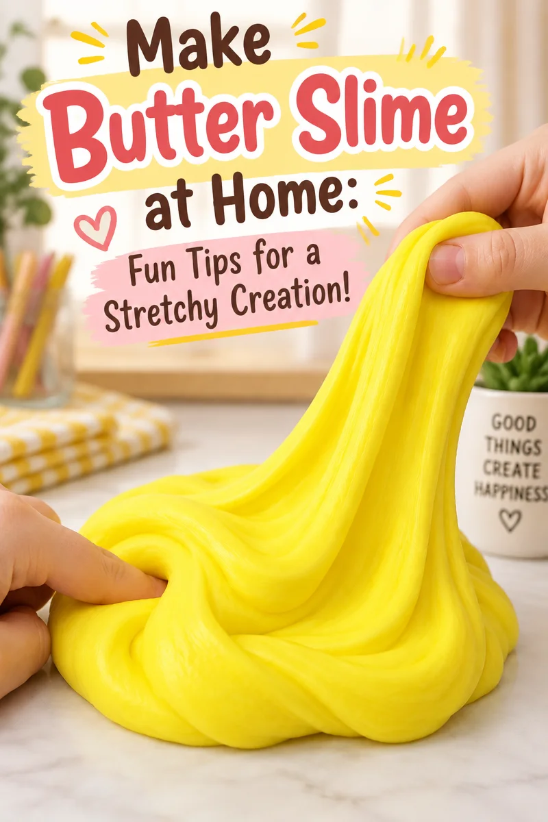 Make Butter Slime at Home: Fun Tips for a Stretchy Creation!
