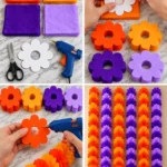 Marigold Flower Garlands with Tissue Paper