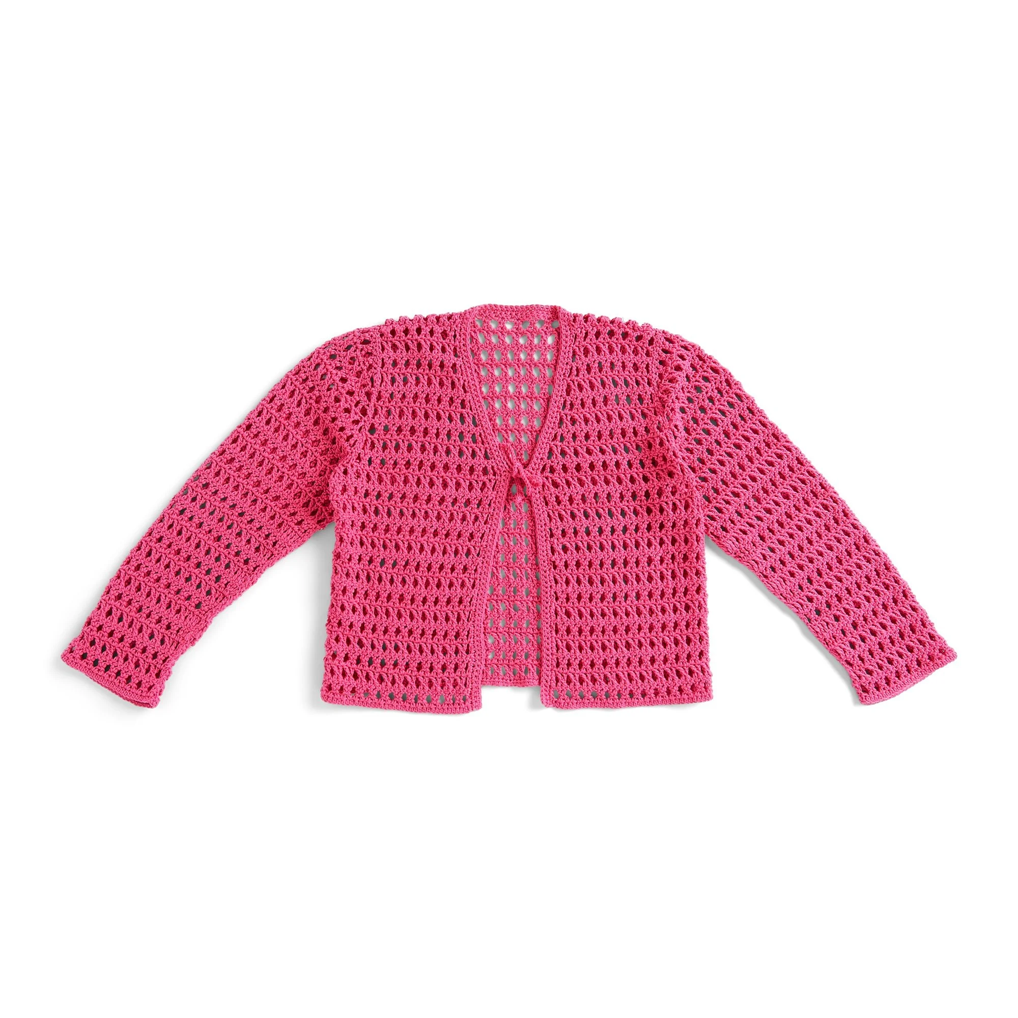 Crochet Mesh Cardigan Pattern