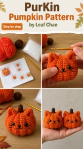 PurKin Pumpkin Pattern by Leaf Chan