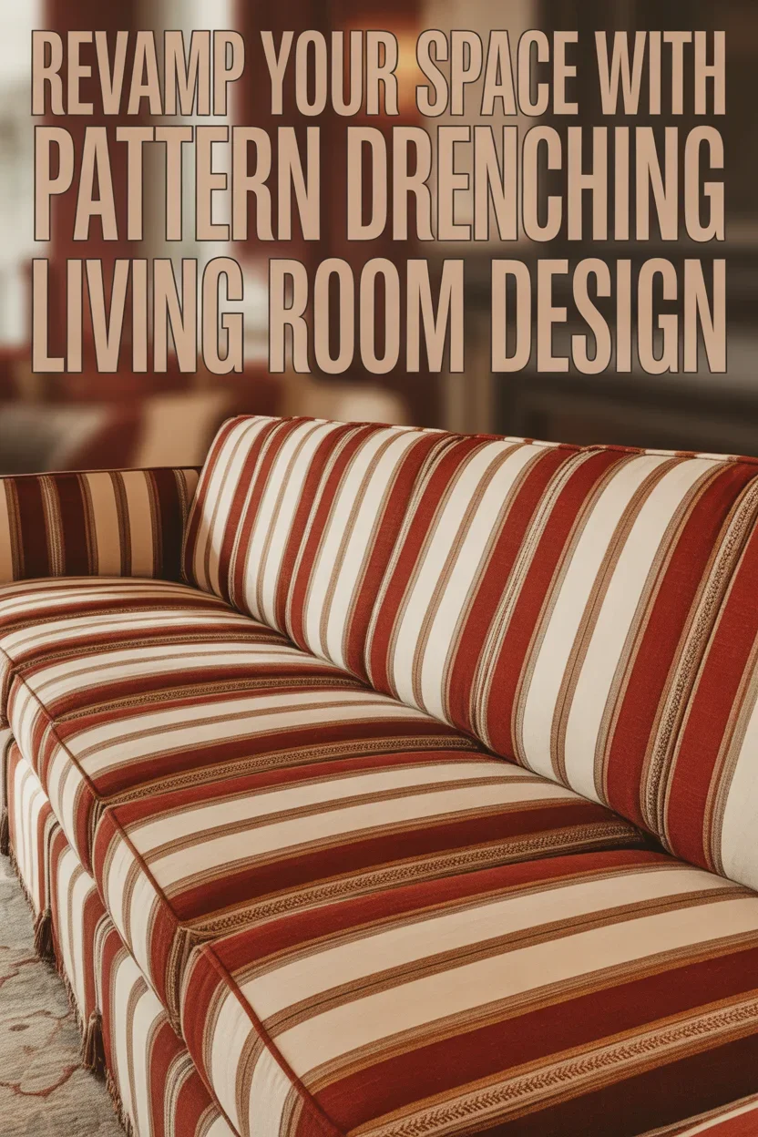 Revamp Your Space with Pattern Drenching Living Room Design
