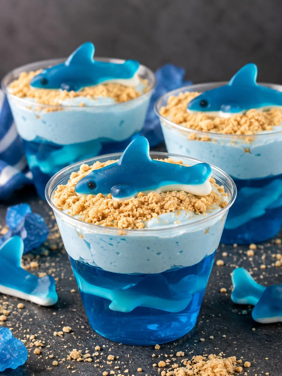 Shark Attack Dessert Cups 🦈🌊 | The Viral Ocean Treat Everyone Will Love