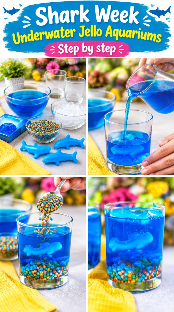 Shark Week Underwater Jello Aquariums