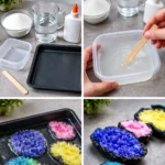 Sugar and Glue Crystals and Geodes