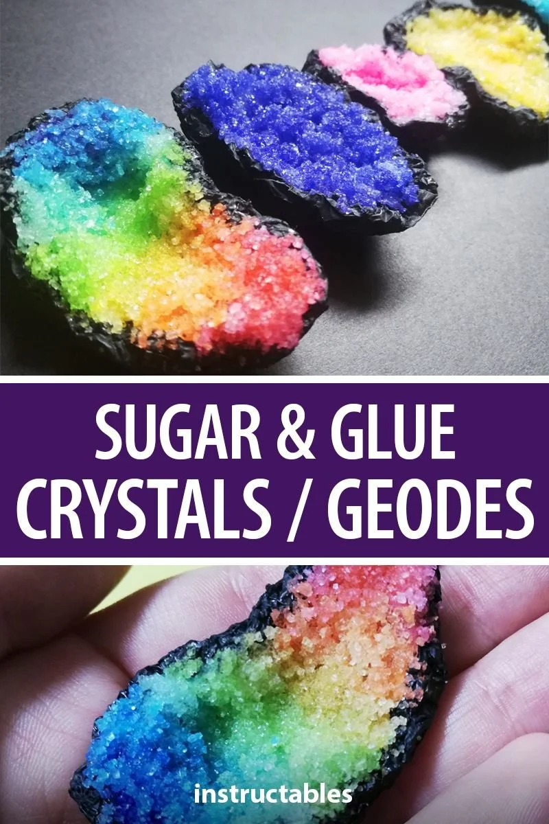 Sugar and Glue Crystals / Geodes