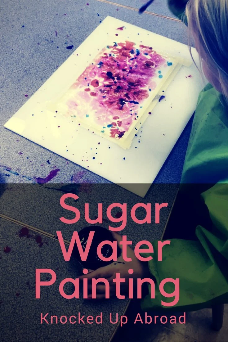 Sugar Water Painting Technique for Kids - Knocked Up Abroad