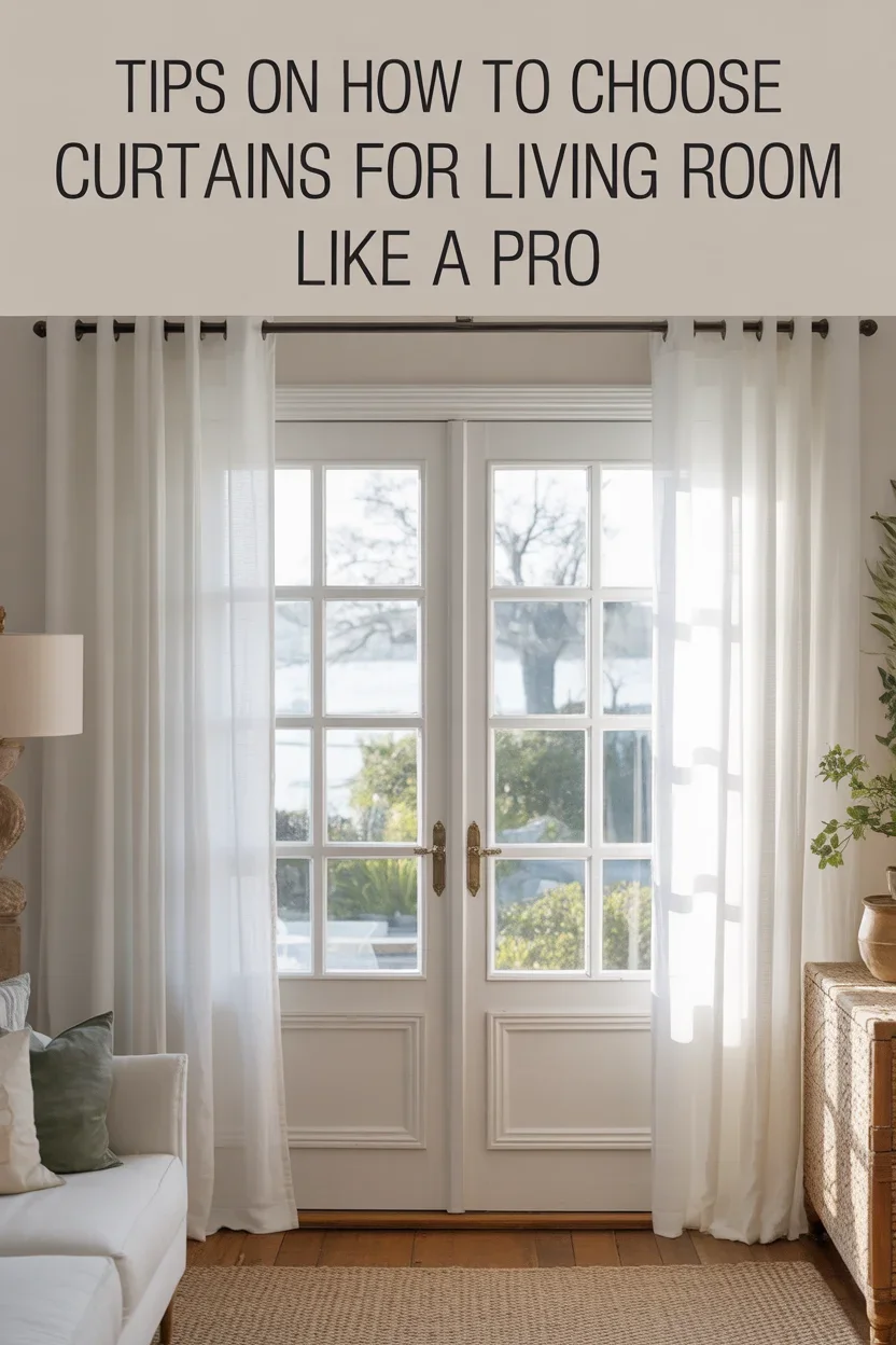 Tips on How to Choose Curtains for Living Room Like a Pro
