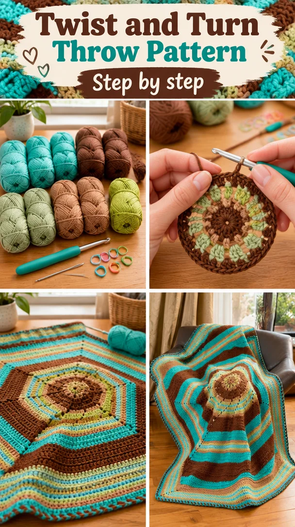 Twist & Turn Throw Pattern