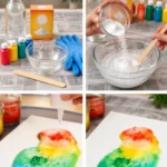 Vinegar and Baking Soda Paint Experiment